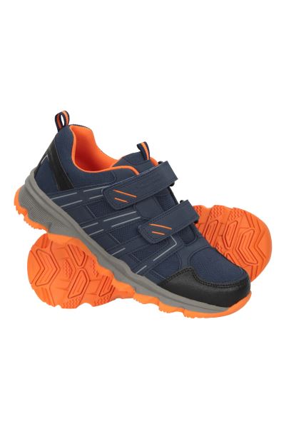 Mountain Warehouse Dark-Blue Fashion Cannonball Kids Adaptive Walking Shoes