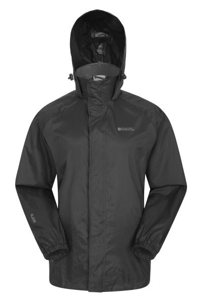 Black Fashion Mountain Warehouse Pakka Mens Waterproof Jacket