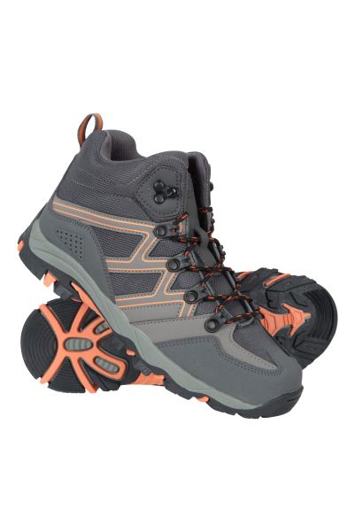 Mountain Warehouse Dark-Grey Oscar Kids Walking Boots Hot