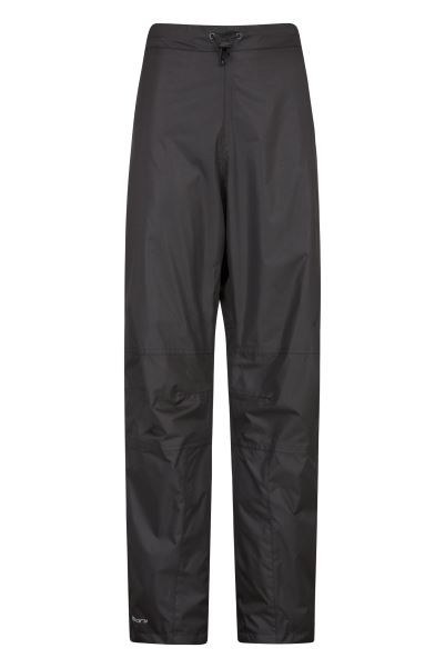 Black Spray Womens Waterproof Overtrousers Best Mountain Warehouse