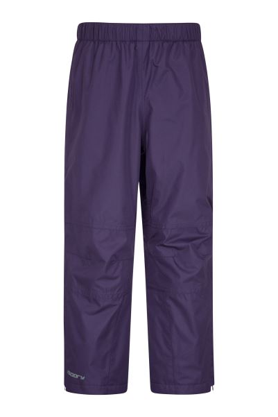 Spray Kids Waterproof Trousers Mountain Warehouse Hot Purple