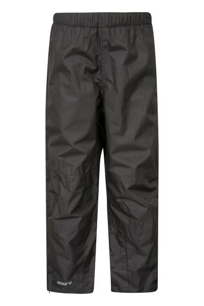 Spray Kids Waterproof Trousers Mountain Warehouse Black Best
