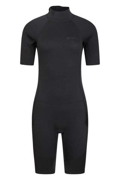 Origins Jet-Black Shorty Womens Wetsuit Mountain Warehouse