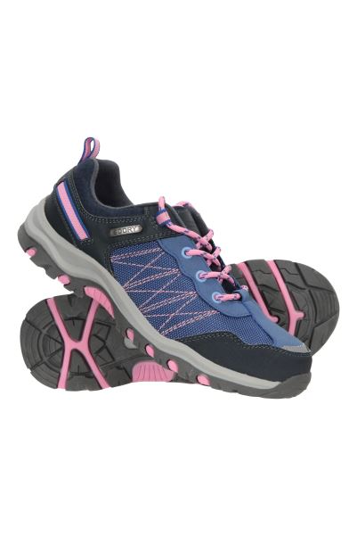 Light-Purple Origins Mountain Warehouse Stampede Kids Waterproof Walking Shoes