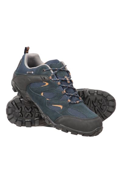 Curlews Mens Waterproof Walking Shoes Navy Mountain Warehouse Original
