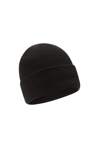 Thinsulate Knitted Beanie Best Black Mountain Warehouse
