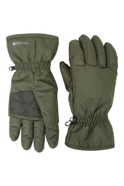 Mens Ski Gloves Mountain Warehouse Brand Khaki