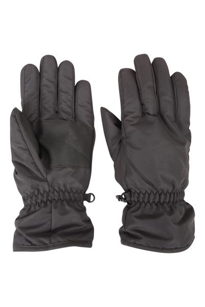 Womens Ski Gloves Origin Black Mountain Warehouse