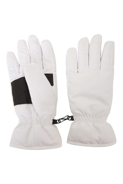 Mountain Warehouse White Origins Womens Ski Gloves