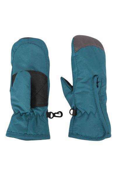 Kids Snow Mittens New Mountain Warehouse Petrol