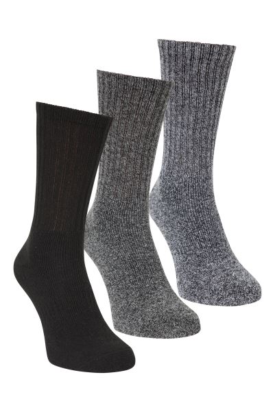 Black Collections Outdoor Sock 3-Pack Mountain Warehouse