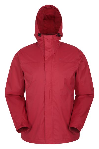 Hot Dark-Red Mountain Warehouse Torrent Mens Waterproof Jacket