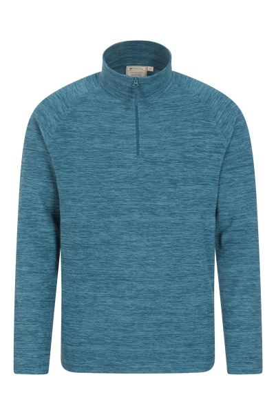 Petrol Mountain Warehouse Collection Snowdon Mens Micro Fleece