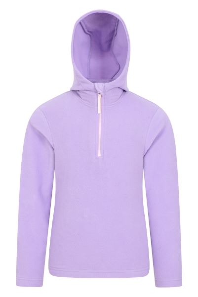 Lilac Camber Kids Microfleece Hoodie New Mountain Warehouse