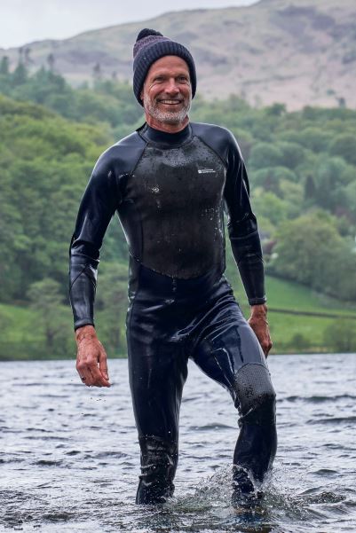 Mountain Warehouse Jet-Black Original Mens Full Wetsuit