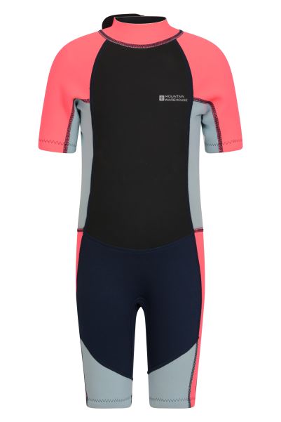 Fuchsia Kids Shorty Wetsuit Brands Mountain Warehouse
