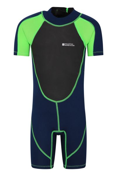 Origins Green Junior Shorty Wetsuit Mountain Warehouse