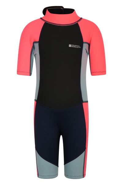 Origins Mountain Warehouse Junior Shorty Wetsuit Fuchsia