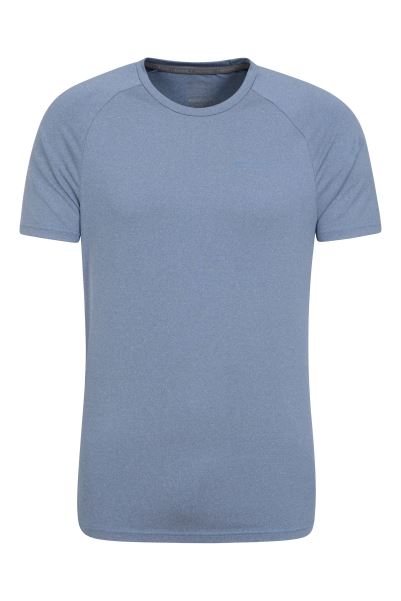 Dark-Blue Agra Mens Melange T-Shirt Brands Mountain Warehouse
