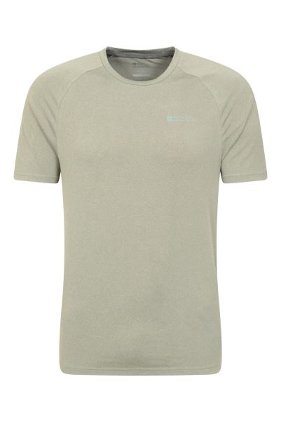 Original Agra Mens Melange T-Shirt Mountain Warehouse Khaki