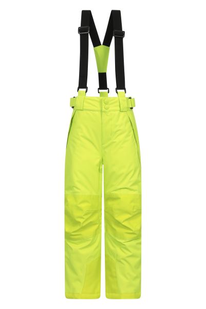 Hot Lime Falcon Extreme Kids Ski Pants Mountain Warehouse