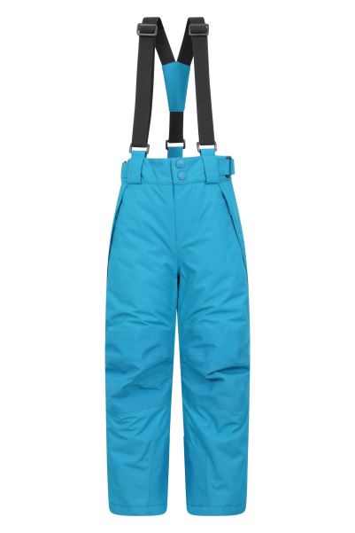 Falcon Extreme Kids Ski Pants Brand Light-Blue Mountain Warehouse