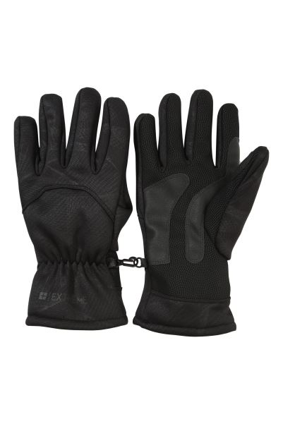 Dark-Grey Mountain Warehouse Extreme Mens Waterproof Gloves Fashion