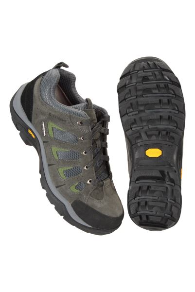 Grey Extreme Field Mens Waterproof Wide-Fit Vibram Shoes Mountain Warehouse Origins