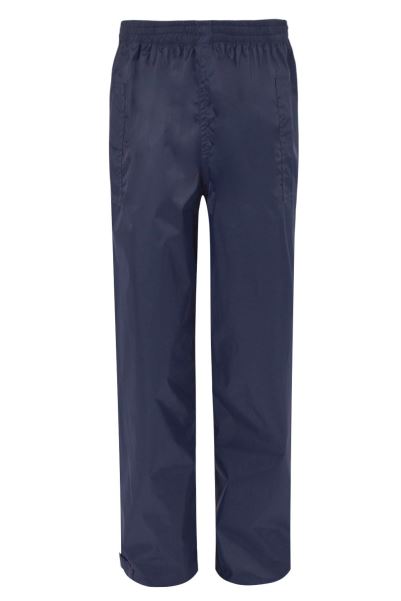 Mountain Warehouse Pakka Mens Waterproof Overtrousers Navy New