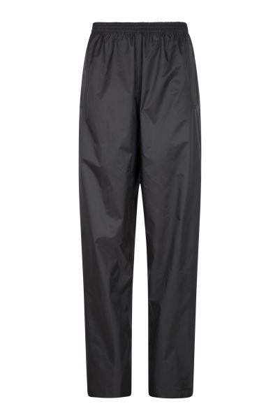 Mountain Warehouse Pakka Womens Waterproof Overtrousers Origin Black