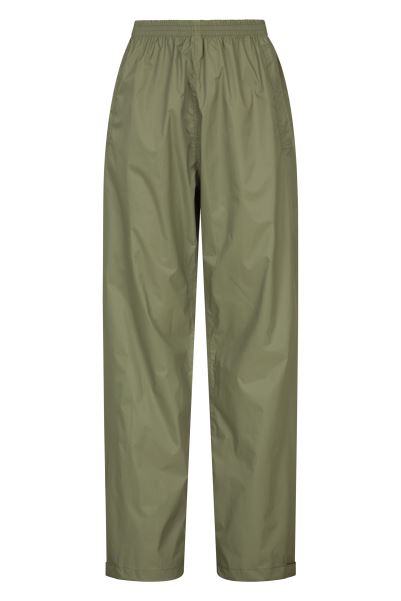 Khaki Mountain Warehouse Brands Pakka Womens Waterproof Overtrousers