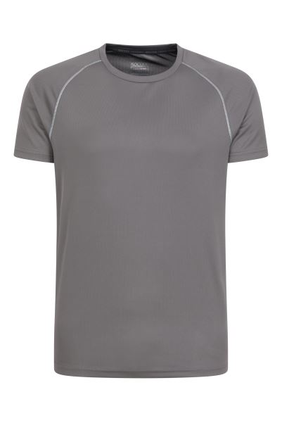 Endurance Mens Active T-Shirt Mountain Warehouse Dark-Grey Collections
