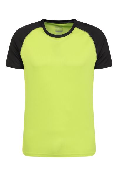 Mountain Warehouse Endurance Mens Active T-Shirt Collection Bright-Green