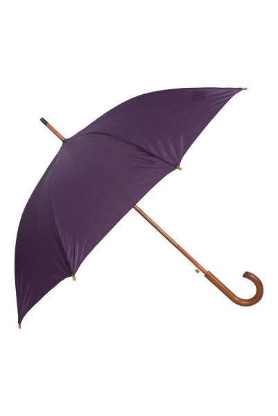 Classic Umbrella - Plain Mountain Warehouse Brand Berry