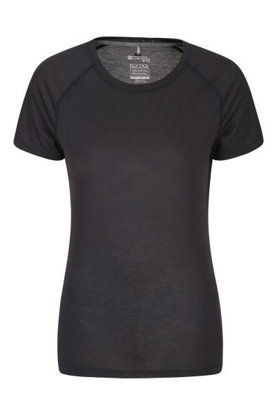 New Mountain Warehouse Isocool Womens Technical T-Shirt Black