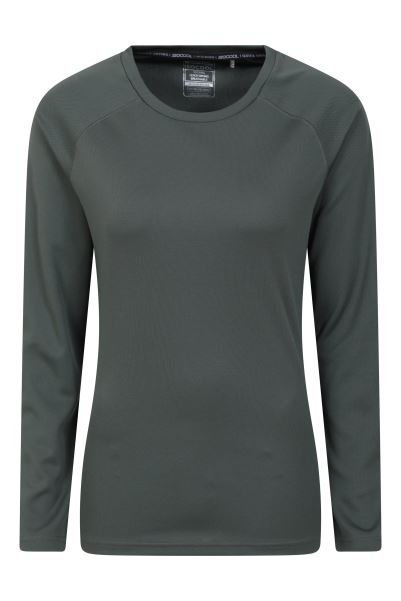 Mountain Warehouse Khaki Hot Endurance Womens Long Sleeve Top