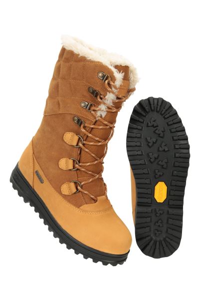 Brown Brands Vostock Womens Snow Boots Mountain Warehouse