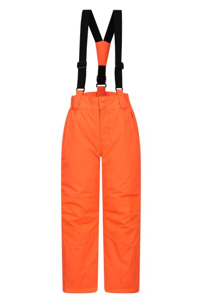 Bright-Orange Mountain Warehouse Brands Raptor Kids Snow Pants