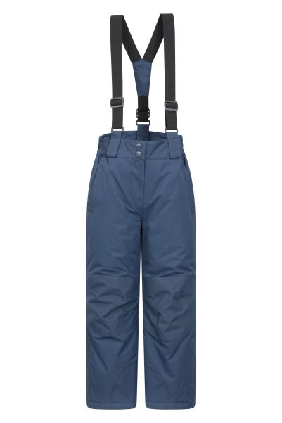 Dark-Blue Mountain Warehouse Origins Honey Kids Snow Pants