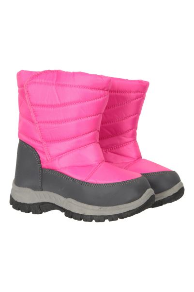 Caribou Toddler Adaptive Snow Boots Mountain Warehouse Collections Bright-Pink