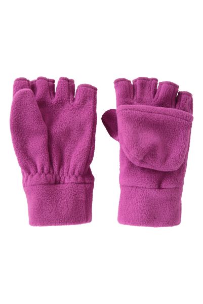 Mountain Warehouse Best Berry Fingerless Fleece Kids Mitten