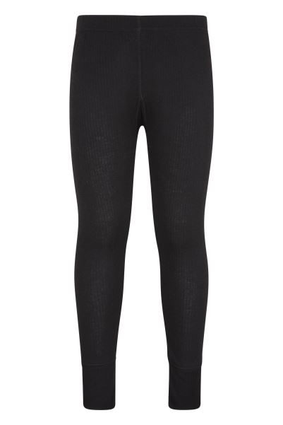 Talus Kids Base Layer Thermal Pants Original Mountain Warehouse Black