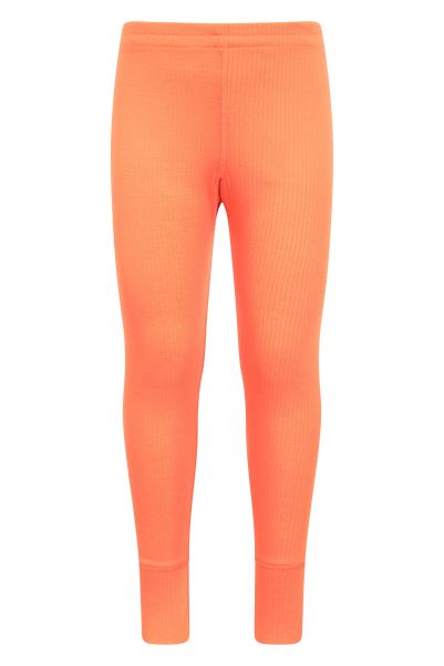 Mountain Warehouse Orange Fashion Talus Kids Base Layer Thermal Pants