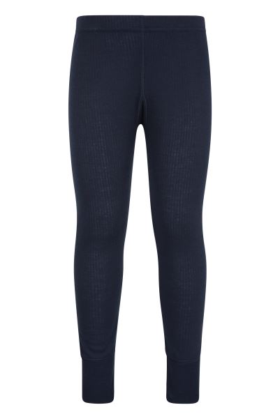Navy Talus Kids Base Layer Thermal Pants New Mountain Warehouse