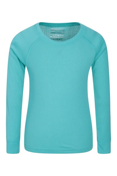 Teal Mountain Warehouse Brand Talus Kids Round Neck Base Layer Top