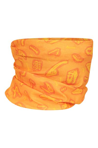 Orange Kids Neck Gaiter Brands Mountain Warehouse