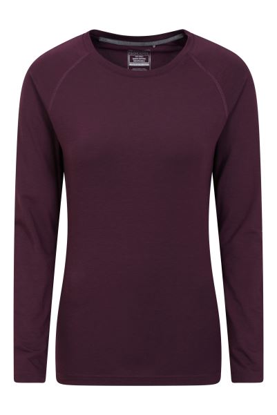 Mountain Warehouse Origins Dark-Purple Quick Dry Isocool Womens Top