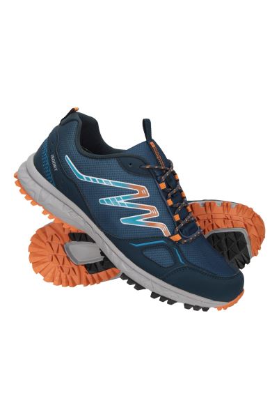 Enhance Waterproof Trail Mens Running Sneakers Teal Mountain Warehouse Brand