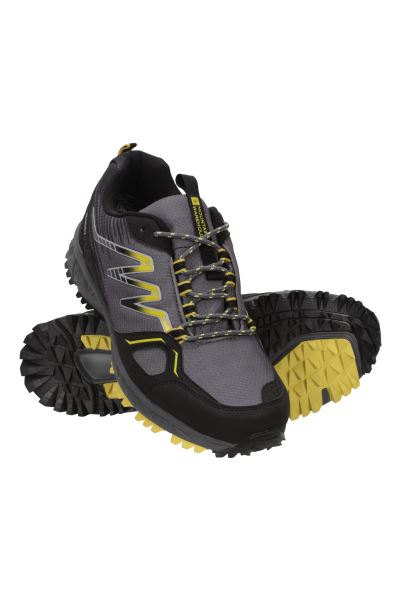 New Enhance Waterproof Trail Mens Running Sneakers Mountain Warehouse Grey
