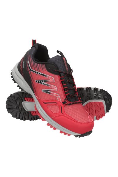 Collection Mountain Warehouse Red Enhance Waterproof Trail Mens Running Sneakers
